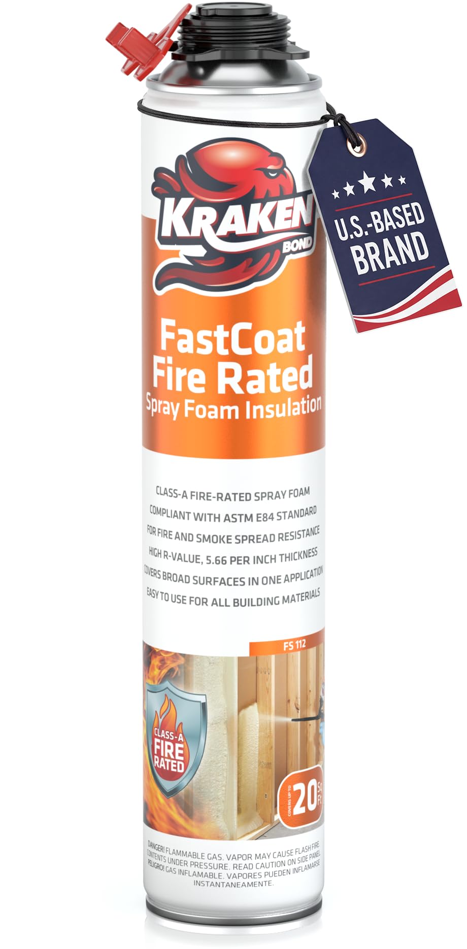 Kraken Bond Fastcoat Fire Rated Spray Foam Insulation Closed Cell